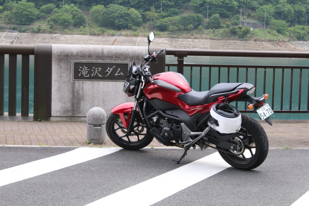 滝沢ダムでNC750S