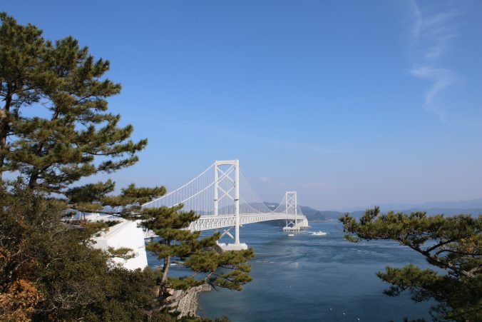 鳴門大橋全景（2020年12月）