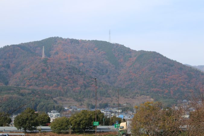 吉野川PAから見る一部紅葉（2020年12月）
