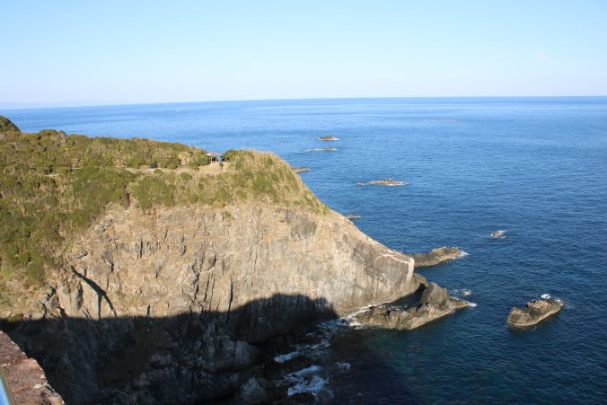 展望台から望む天狗の鼻（2020年12月）