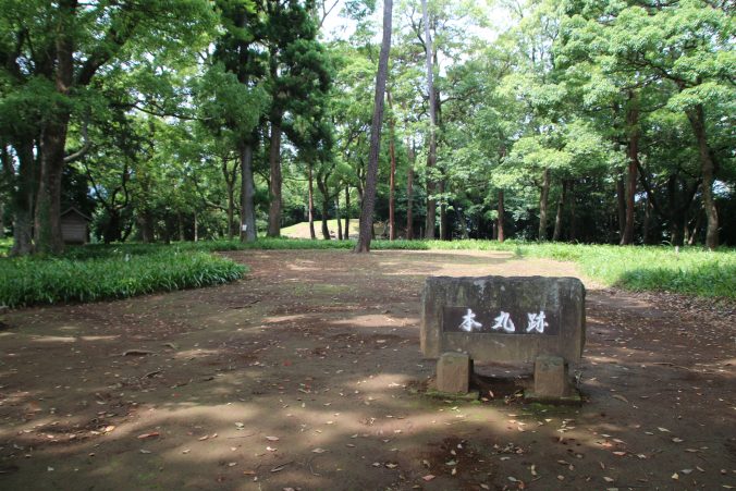 一夜城本丸跡（2021年7月）