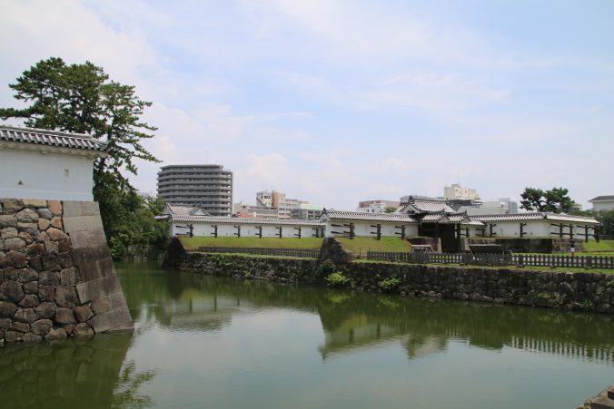 小田原城の馬出門枡形（2021年7月）