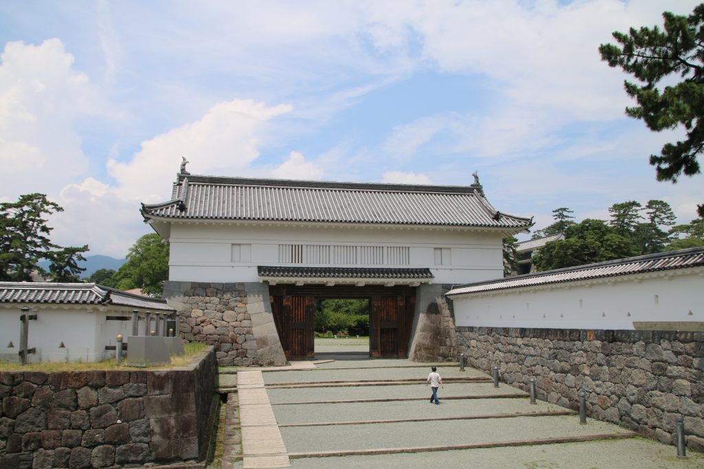 小田原城の銅門（2021年7月）