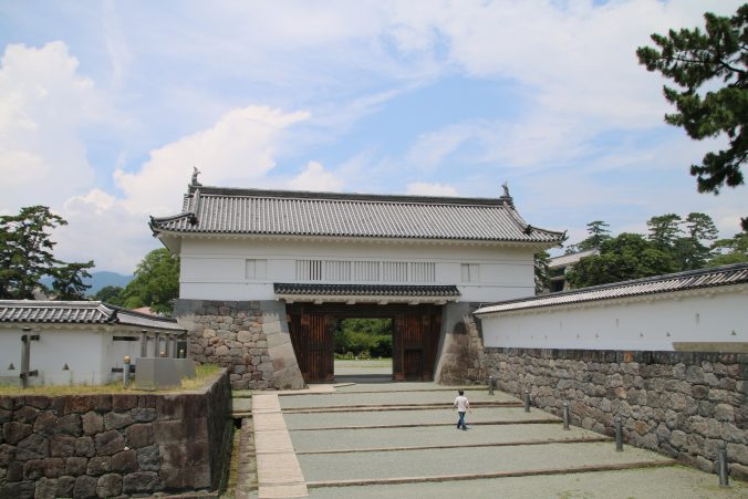 小田原城の銅門（2021年7月）