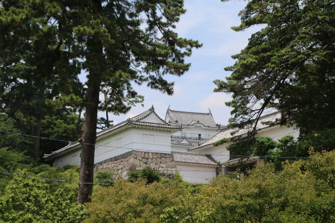 小田原城の威容（2021年7月）