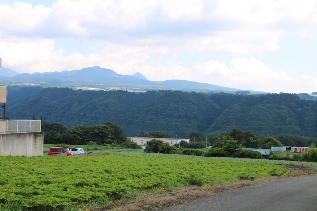 沼田から赤城山を望む（2021年7月）