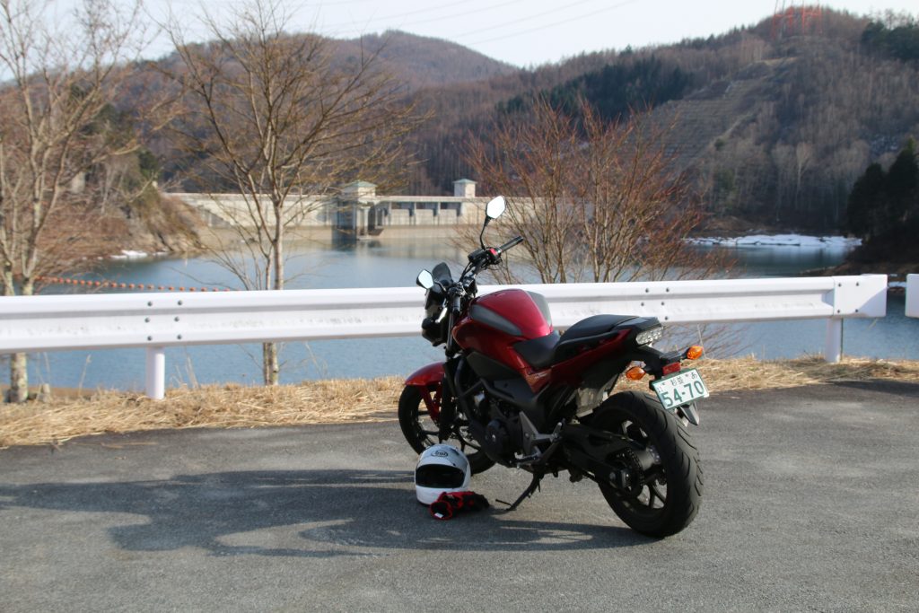 琴川ダムとNC750S