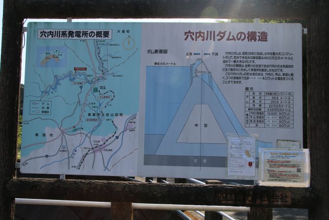 穴内川ダムの構造・諸元