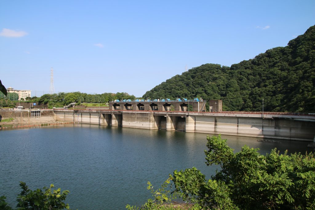津久井湖と城山ダム（2022年7月）