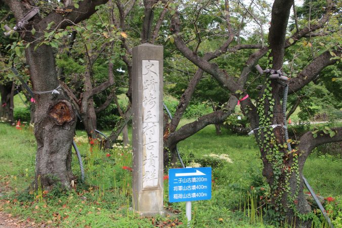 史蹟埼玉村古墳群の碑（2022年9月）