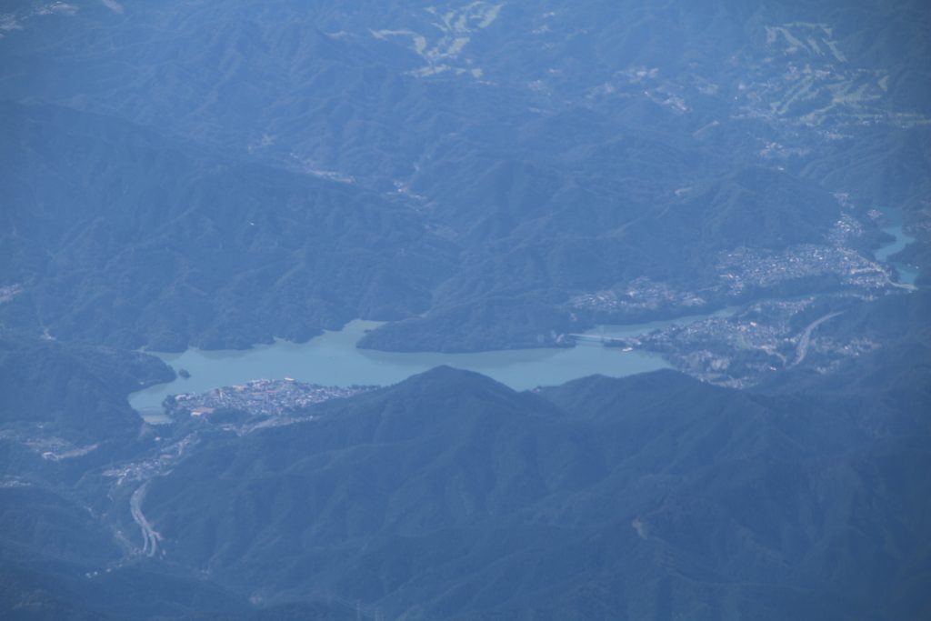 相模湖と相模ダム（2022年10月）