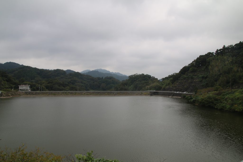 佐久間ダム（千葉県）の堤体（2022年10月）