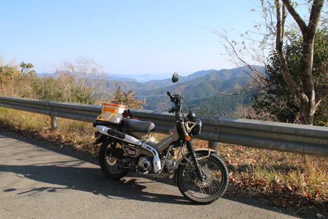 CT125＠高知県七子峠（2022年12月）