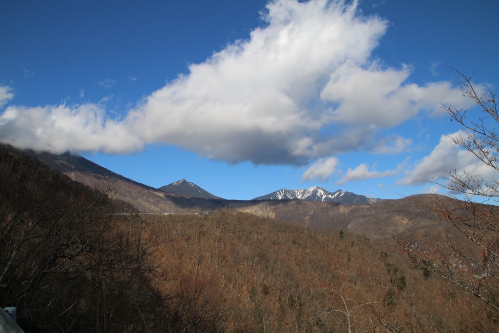 男体山、大真名子山、女峰山（2022年11月）