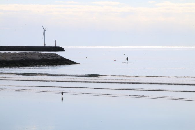 銚子マリーナ海水浴場の様子（2023年1月）