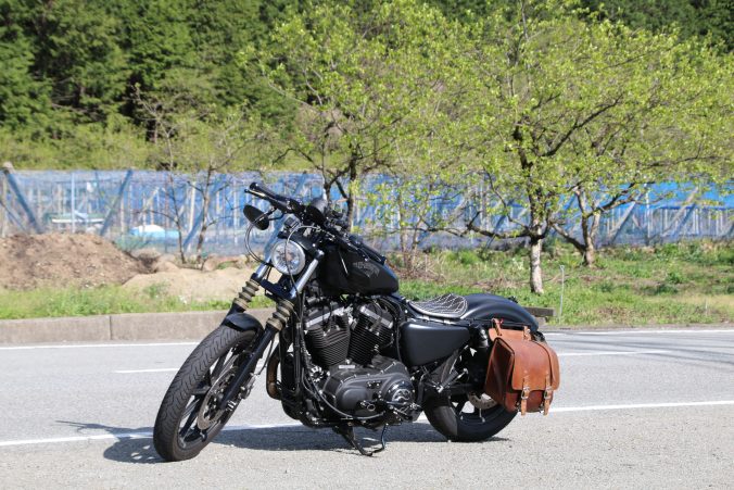 XL883n/IRON883　左側前方から