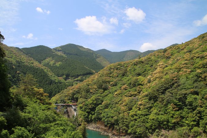 平鍋ダム周辺の風景（2023年5月）