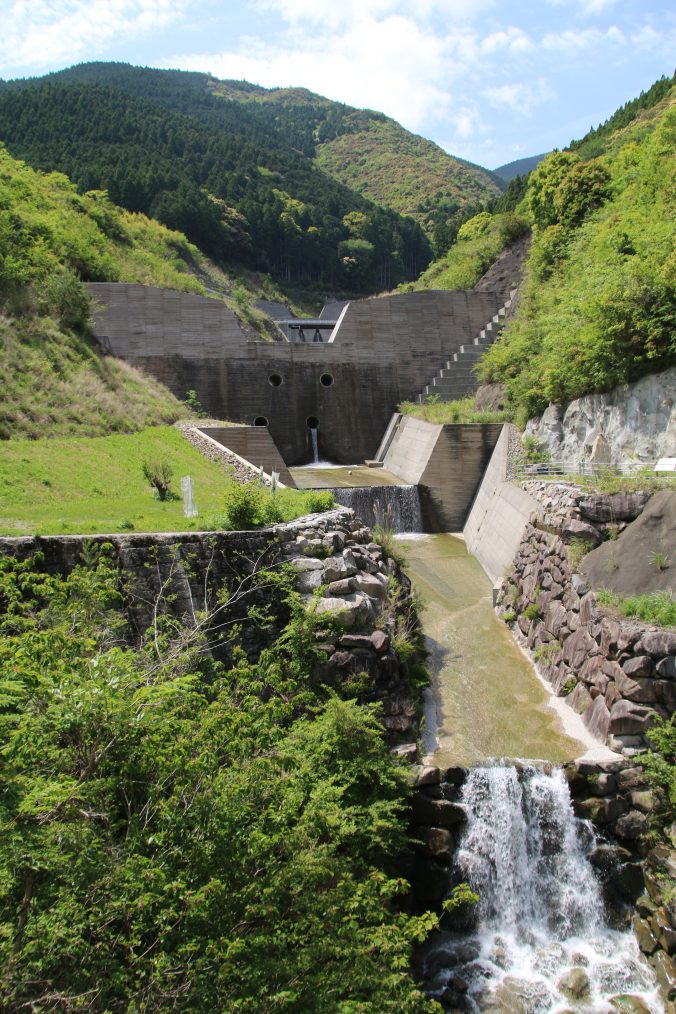 大規模な砂防ダム（2023年5月）