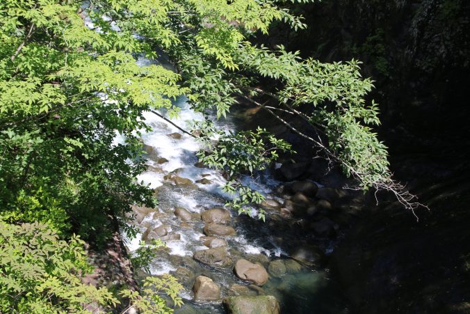 吾妻峡の風景（2023年7月）