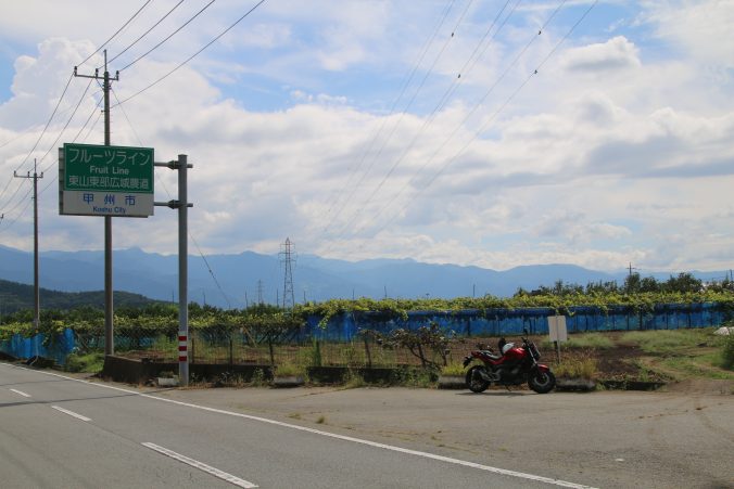 NC750S＠甲州市フルーツライン（2023年9月）
