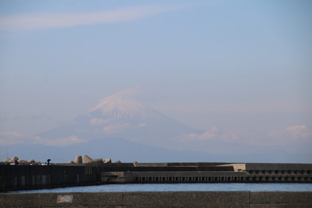 城ヶ島からみる富士山（2023年12月）