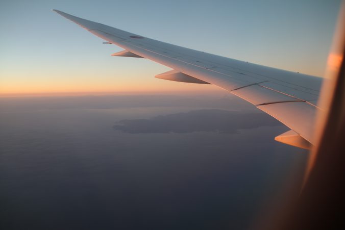 伊豆半島、駿河湾、富士山、南アルプス（2024年1月）