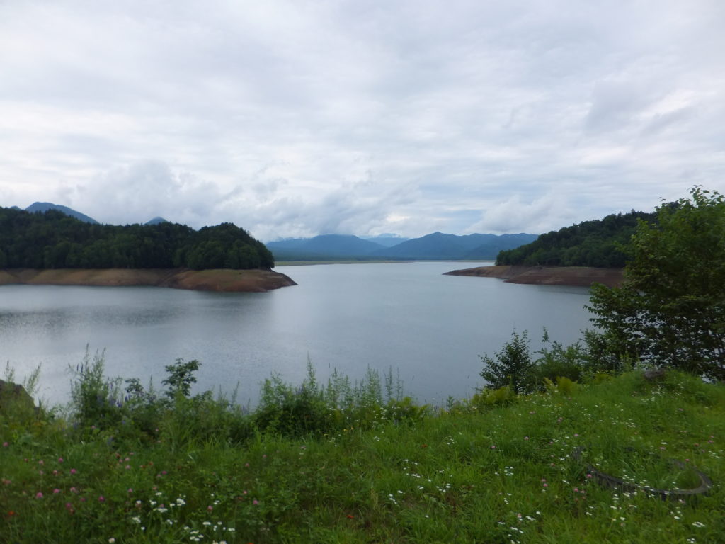 糠平湖の風景（2014年8月）