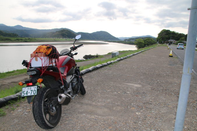 四万十川を眺める（2024年4月）