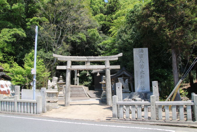 渦浦八幡の鳥居（2024年5月）