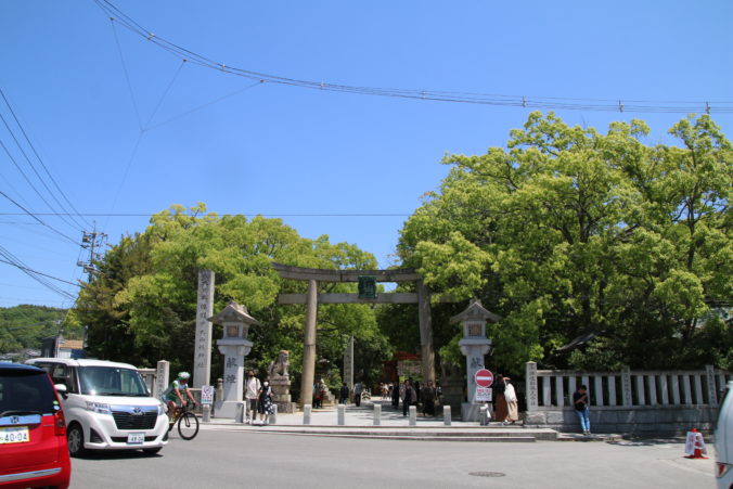 大山祇神社参道正面（2024年5月）