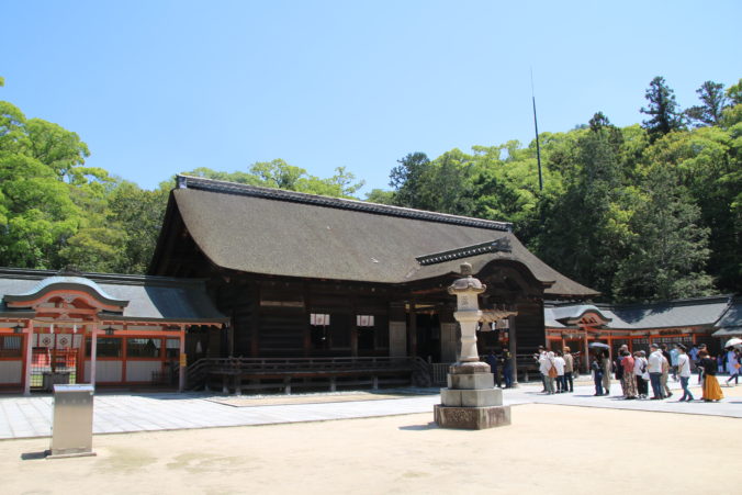 大山祇神社拝殿の様子（2024年5月）