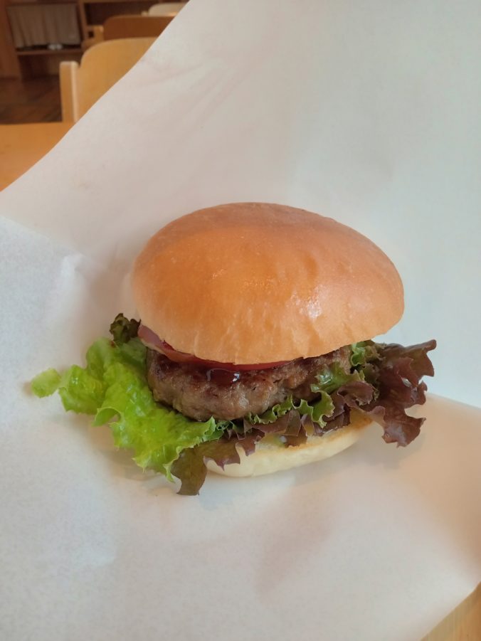 道の駅たばやまのジビエバーガー（2024年6月）