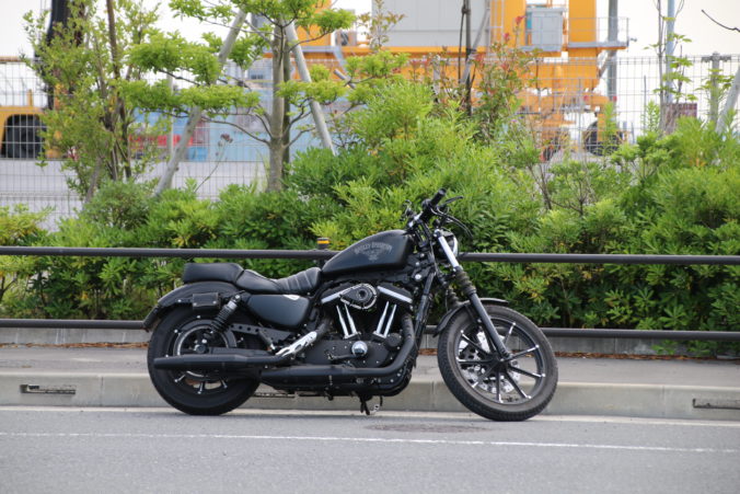 XL883Nの右側（2024年7月）