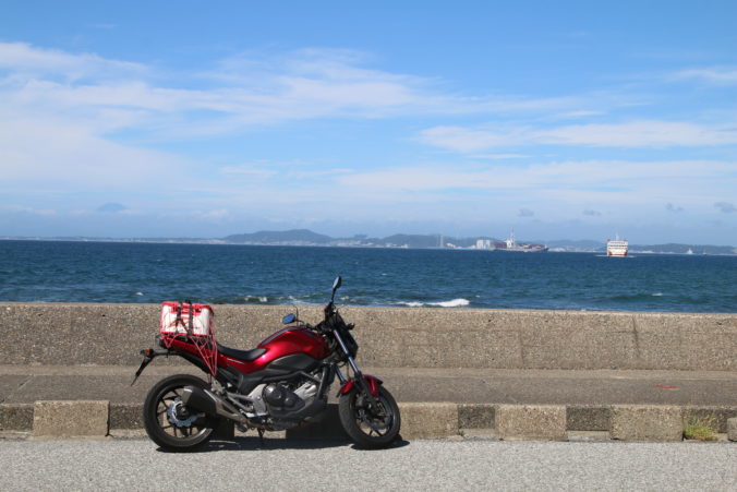 金谷フェリー港から富士山、横須賀発電所、東京湾フェリーなど