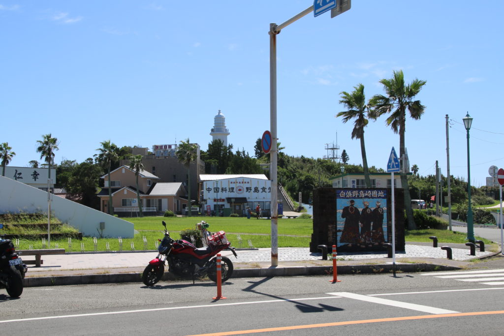 野島埼灯台とNC750S（2024年9月）